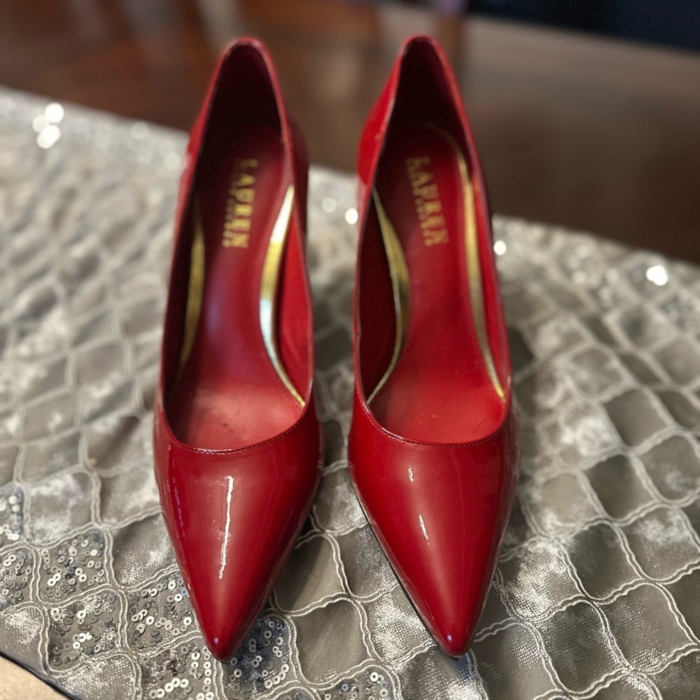Ralph Lauren Red Women's Heels